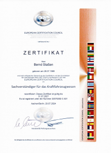 Rezertifizierung KFZ 2025