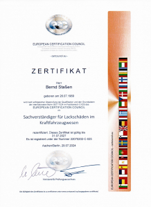 Rezertifizierung Lack 2025